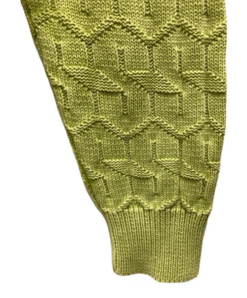 stussy（ステューシー）stussy (ステューシー) 22AW STRAND SWEATER/22AW ストランド・セーター 黄緑 サイズ:Ｍの古着・服飾アイテム