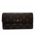 LOUIS VUITTON（ルイ ヴィトン）の古着「長財布」｜ブラウン