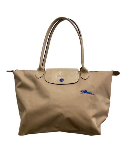 LONGCHAMP（ロンシャン）LONGCHAMP (ロンシャン) ルプリアージュクラブトートバッグ ベージュの古着・服飾アイテム