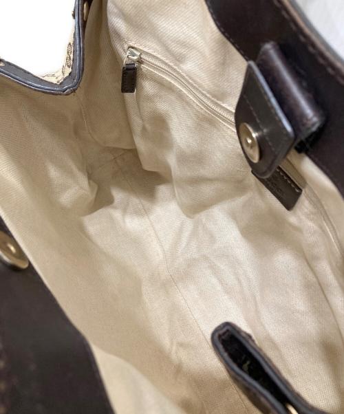GUCCI（グッチ）GUCCI (グッチ) スーキー GGキャンバス トートバッグ ベージュの古着・服飾アイテム