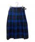 O'NEIL OF DUBLIN (オニールオブダブリン) Spick and Span (スピックアンドスパン) 別注ウールステッドラップスカート ブルー サイズ:36：10000円