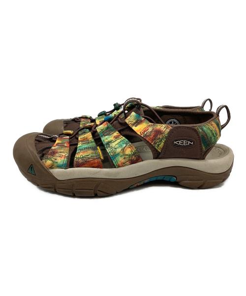 KEEN（キーン）KEEN (キーン) サンダル ブラウン サイズ:27の古着・服飾アイテム