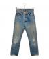 LEVI'S（リーバイス）の古着「99年製 赤耳セルビッチデニムパンツ」｜ブルー
