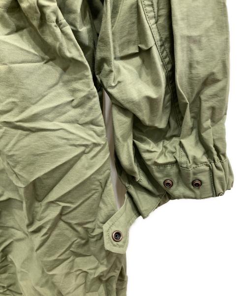 URBAN RESEARCH DOORS（アーバンリサーチドアーズ）URBAN RESEARCH DOORS (アーバンリサーチドアーズ) ノーカラーモッズコート グリーン サイズ:Mの古着・服飾アイテム