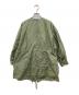 URBAN RESEARCH DOORS (アーバンリサーチドアーズ) ノーカラーモッズコート グリーン サイズ:M：6000円