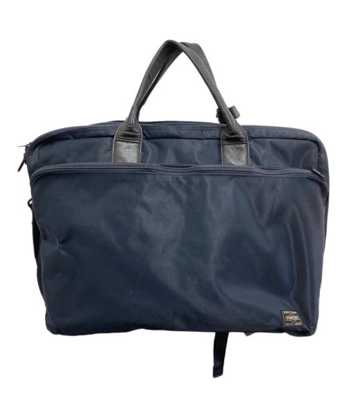 PORTER（ポーター）PORTER (ポーター) 3WAY BRIEFCASE/3ウェイ ブリーフケース ネイビーの古着・服飾アイテム