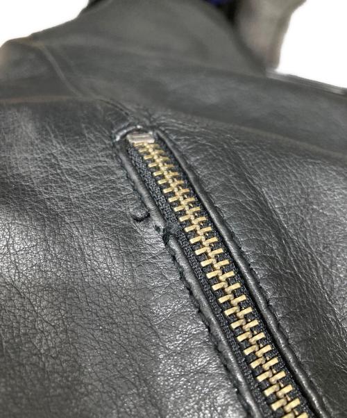 HARLEY-DAVIDSON（ハーレーダビッドソン）HARLEY-DAVIDSON (ハーレーダビッドソン) ライダースジャケット ブラック サイズ:表記無し(実寸ご確認ください）の古着・服飾アイテム