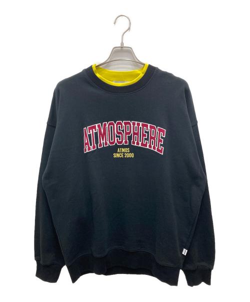 ATMOS（アトモス）atmos (アトモス) スウェット ブラック×イエロー サイズ:Lの古着・服飾アイテム