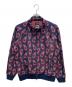 Needles（ニードルズ）の古着「Track Jacket Poly jacquard Feather/トラック ジャケット ポリ ジャカード フェザー」｜パープル