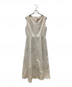 allurevilleアルアバイル）の古着「リネンライクオックスノースリワンピース」｜アイボリー