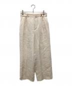 allurevilleアルアバイル）の古着「ダブルカバークロススラックスパンツ」｜アイボリー