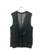 PLSTプラステ）の古着「シアーオーガンジージレ」｜ブラック