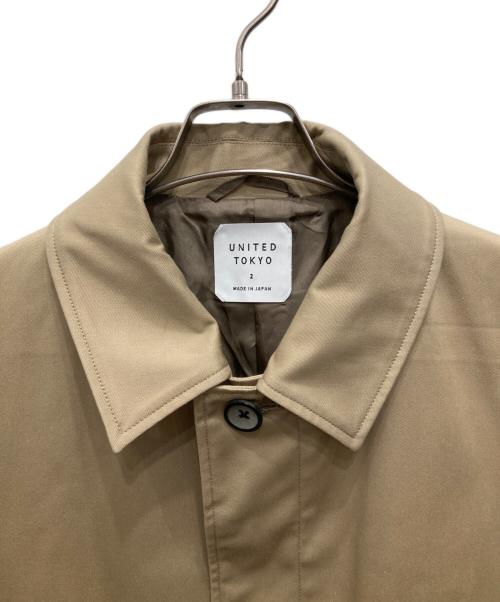 UNITED TOKYO（ユナイテッドトーキョー）UNITED TOKYO (ユナイテッドトーキョー) ステンカラーコート ベージュ サイズ:Mの古着・服飾アイテム