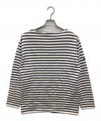 NIGEL CABOURNナイジェルケーボン）の古着「バスクシャツ」｜ネイビー×アイボリー