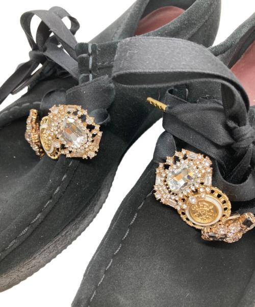 CLARKS（クラークス）CLARKS (クラークス) Lily Brown (リリーブラウン) ワラビーシューズ ブラック サイズ:23.5の古着・服飾アイテム