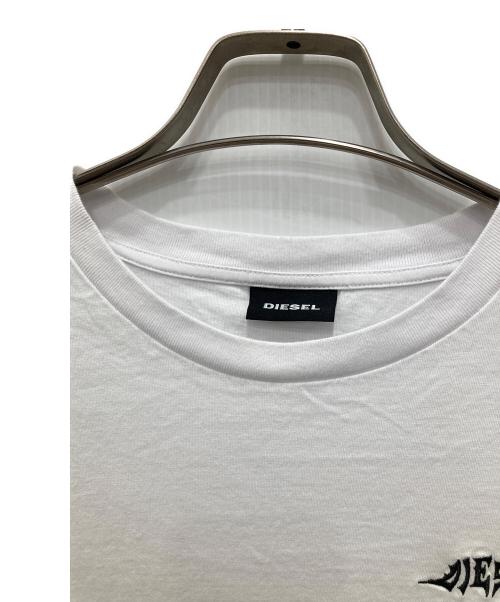 DIESEL（ディーゼル）DIESEL (ディーゼル) プリントTシャツ ホワイト サイズ:Mの古着・服飾アイテム