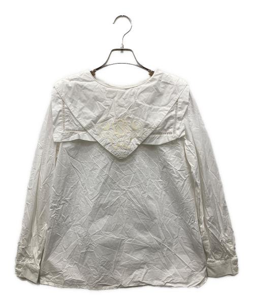 Ameri（アメリ）AMERI (アメリ) UND 2ウェイハンカチエンブロイダリートップ ホワイト サイズ:Ｆの古着・服飾アイテム