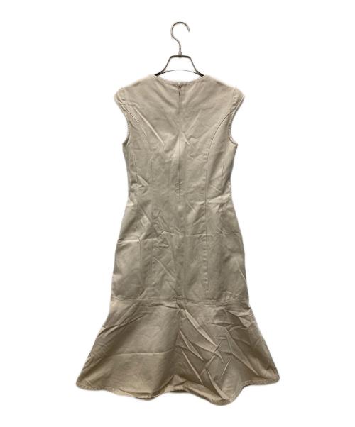 CELFORD（セルフォード）CELFORD (セルフォード) ノースリーブワンピース ベージュ サイズ:34の古着・服飾アイテム