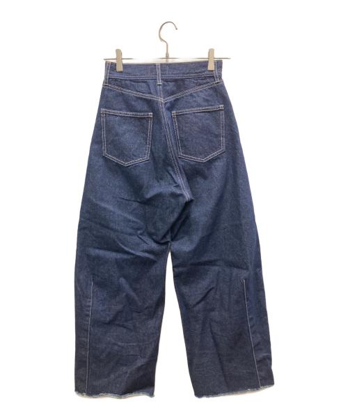 Q.anos（キュアノス）Q.anos (キュアノス) ブルージュデニムパンツ ブルー サイズ:PSの古着・服飾アイテム