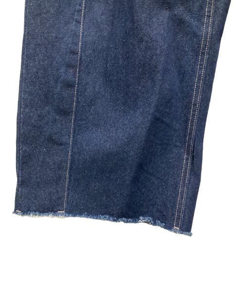 Q.anos（キュアノス）Q.anos (キュアノス) ブルージュデニムパンツ ブルー サイズ:PSの古着・服飾アイテム