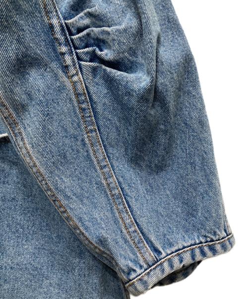 Adam et Rope（アダム エ ロペ）Adam et Rope (アダム エ ロペ) デニムチュニックシェイプシャツ ブルー サイズ:Fの古着・服飾アイテム