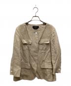 Max Mara WEEK END LINEマックスマーラ ウイークエンドライン）の古着「リネンジャケット」｜ベージュ