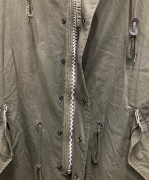 HOUSTON（ヒューストン）HOUSTON (ヒューストン) ライナー付モッズコート オリーブ サイズ:XXSの古着・服飾アイテム