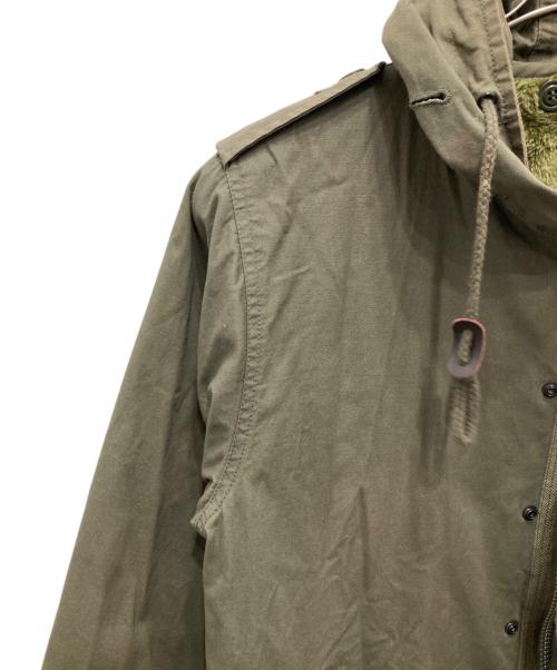 HOUSTON（ヒューストン）HOUSTON (ヒューストン) ライナー付モッズコート オリーブ サイズ:XXSの古着・服飾アイテム