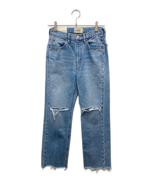 SERGE de bleu（サージ デ ブルー）SERGE de bleu (サージ デ ブルー) デニムパンツ インディゴ サイズ:W24 未使用品の古着・服飾アイテム