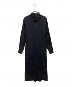 AURALEEオーラリー）の古着「HIGH DENSITY LIGHT WEATHER CLOTH SHIRTS」｜ネイビー