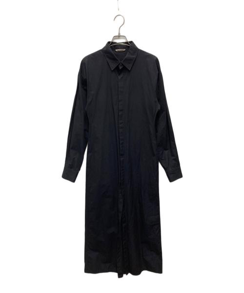 AURALEE（オーラリー）AURALEE (オーラリー) HIGH DENSITY LIGHT WEATHER CLOTH SHIRTS ネイビー サイズ:1の古着・服飾アイテム