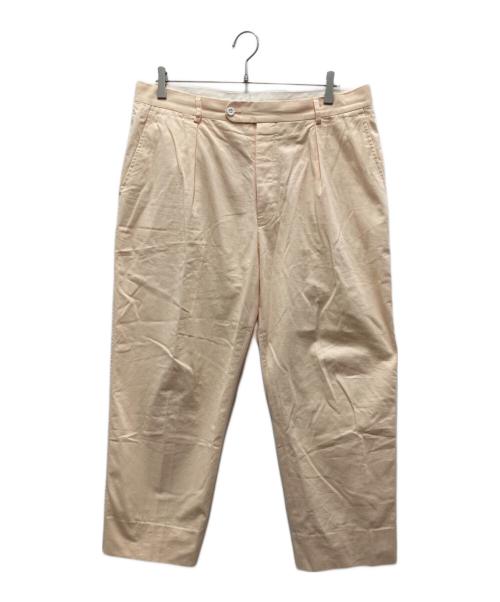 NEAT（ニート）NEAT (ニート) タックパンツ ベージュ サイズ:Lの古着・服飾アイテム
