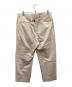 NEAT (ニート) タックパンツ ベージュ サイズ:L：9000円