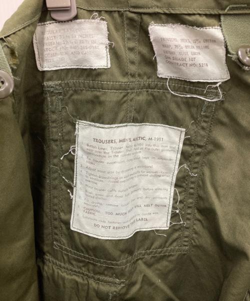 US ARMY（ユーエスアーミー）US ARMY (ユーエスアーミー) M-51 オーバーパンツ カーキ サイズ:（６）の古着・服飾アイテム