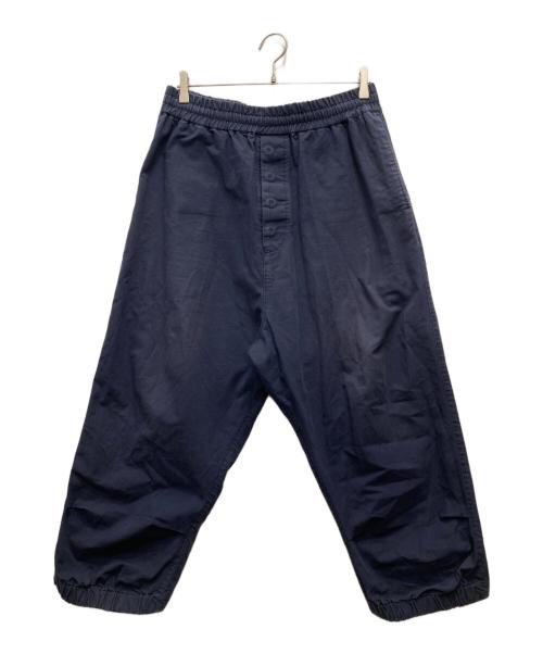 rdv o globe（ランデヴー オー グローブ）rdv o globe (ランデヴー オー グローブ) コットンワイドパンツ ネイビー サイズ:Ⅲの古着・服飾アイテム