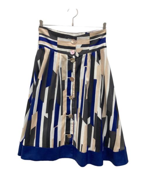 M'S GRACY（エムズグレイシー）M'S GRACY (エムズグレイシー) 総柄スカート マルチカラー サイズ:40の古着・服飾アイテム