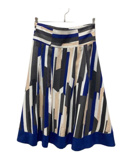 M'S GRACY（エムズグレイシー）M'S GRACY (エムズグレイシー) 総柄スカート マルチカラー サイズ:40の古着・服飾アイテム