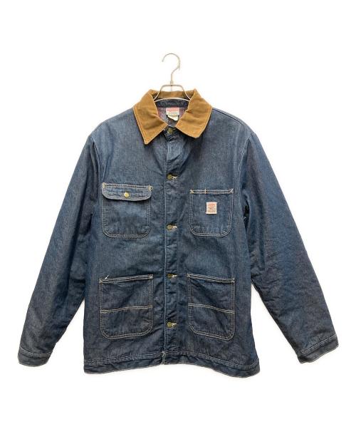 Pointer（ポインター）Pointer (ポインター) デニムカバーオール ブルー サイズ:Lの古着・服飾アイテム