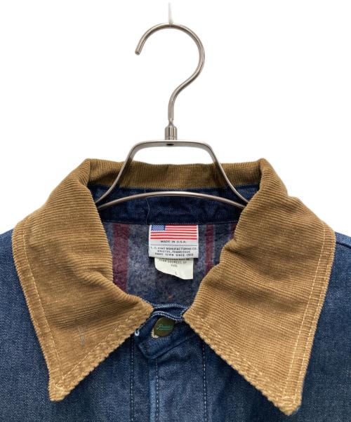 Pointer（ポインター）Pointer (ポインター) デニムカバーオール ブルー サイズ:Lの古着・服飾アイテム