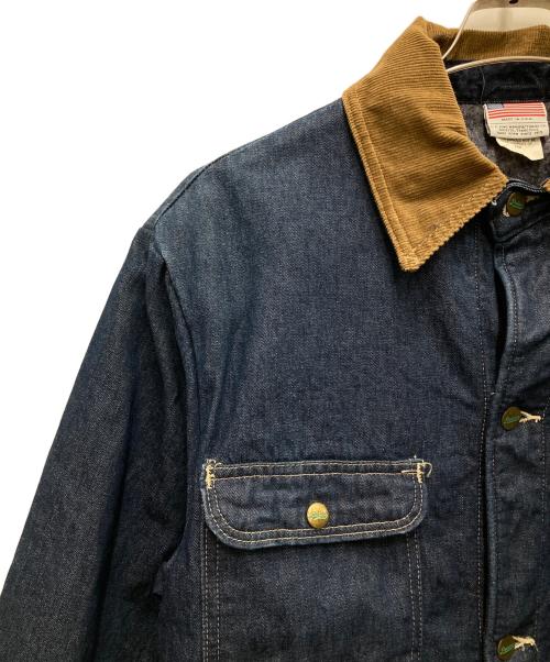 Pointer（ポインター）Pointer (ポインター) デニムカバーオール ブルー サイズ:Lの古着・服飾アイテム