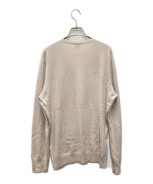 BOTTEGA VENETA（ボッテガベネタ）BOTTEGA VENETA (ボッテガベネタ) カシミヤニット ベージュ サイズ:52の古着・服飾アイテム