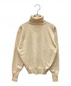 HERMESエルメス）の古着「カシミヤタートルネックニット」｜アイボリー