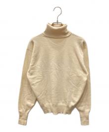 HERMES（エルメス）の古着「カシミヤタートルネックニット」｜アイボリー