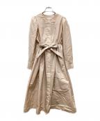 SEVEN TEN by MIHO KAWAHITOセブン テン バイ ミホ カワヒト）の古着「マルチWAYコートワンピース」｜ピンク