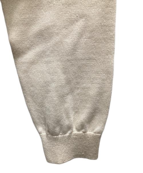 GUCCI（グッチ）GUCCI (グッチ) シャリーライン リネンコットンカーディガン アイボリー サイズ:Sの古着・服飾アイテム