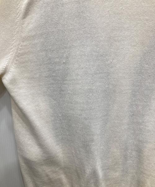 GUCCI（グッチ）GUCCI (グッチ) シェリーライン リネンコットンカーディガン アイボリー サイズ:Sの古着・服飾アイテム