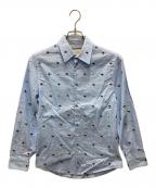 GUCCIグッチ）の古着「UFOシンボルシャツ」｜ブルー