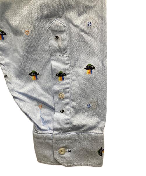 GUCCI（グッチ）GUCCI (グッチ) UFOシンボルシャツ ブルー サイズ:38/15の古着・服飾アイテム