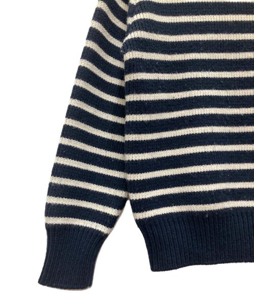 sese（セセ）sese (セセ) IENA (イエナ) ボーダークルーネックプルオーバー/ニット ネイビー サイズ:38の古着・服飾アイテム
