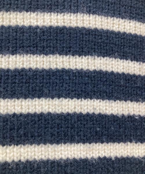 sese（セセ）sese (セセ) IENA (イエナ) ボーダークルーネックプルオーバー/ニット ネイビー サイズ:38の古着・服飾アイテム